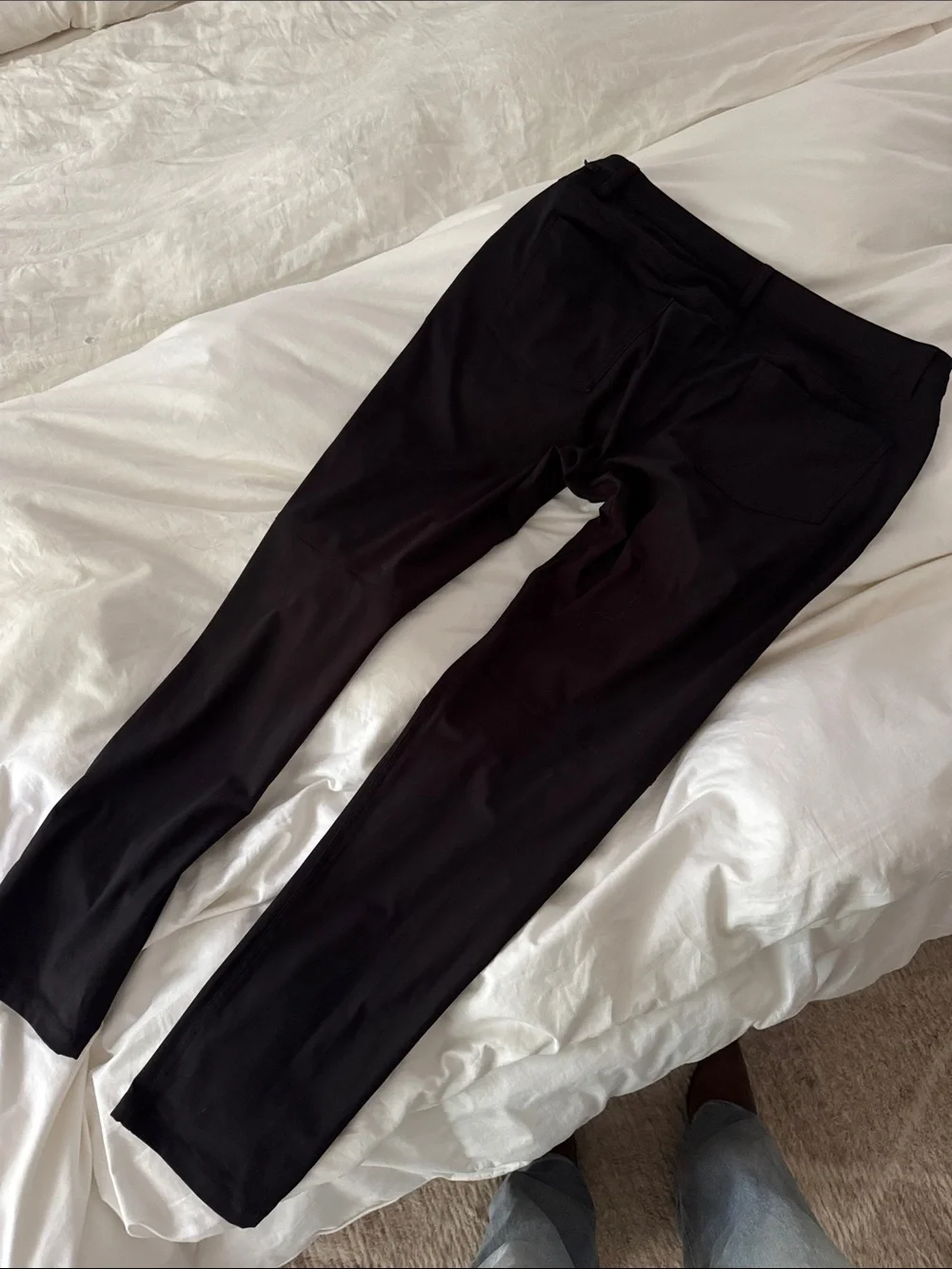 LIKE NEW! Lululemon Men's Black ABC Slim-Fit 5 Pocket Pant 34W Warpstreme